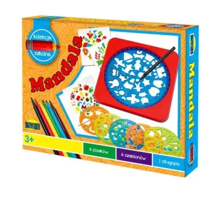 Zestaw kreatywny Mandala do rysowania 130-03033
