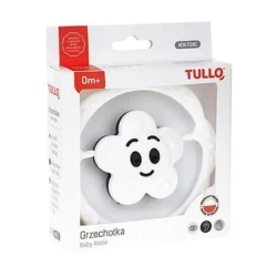 Grzechotka czarno-biała kwiatek - Tullo