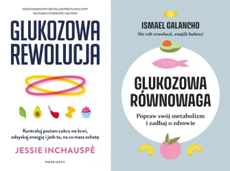 PAKIET 2w1 Glukozowa rewolucja + Glukozowa równowaga - Jessie Inchauspé