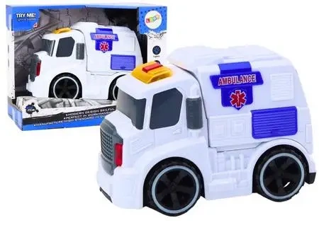 Ambulans ze światłem i dźwiękiem - Leantoys