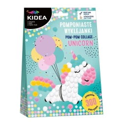Wyklejanki pomponiaste Unicorn KIDEA - DERFORM
