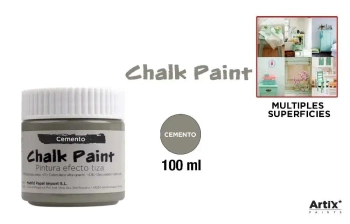 Farba kredowa 100ml cement (6szt) - Artix