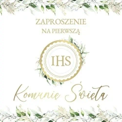 Zaproszenie Komunia (10szt) - Armin Style