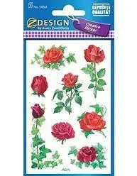 Naklejki z kwiatami - Róża 1 - Zdesign