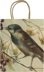 Torebka ozdobna A5 STBAG136 Ptaszek na gałęzi - Skona Ting