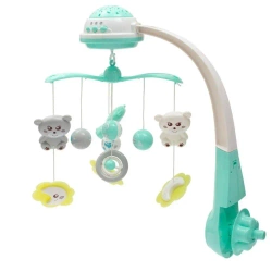 Karuzelka z projektorem miętowa - Baby Mix