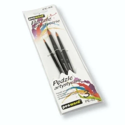 Pędzle artystyczne 3szt - Penword