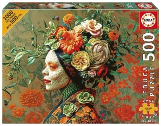 Puzzle 500 Królowa jaszczurek - Educa