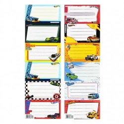 Naklejki na zeszyt Hot Wheels (25szt) - STARPAK