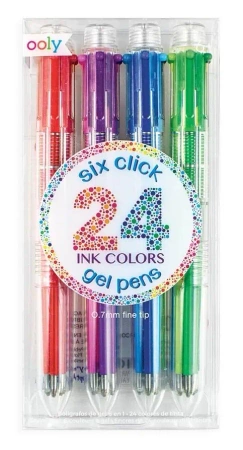 Długopisy żelowe 6w1 - Kolorowe Baloniki