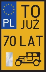 Karnet Urodziny 70 Zabytek - YEKU