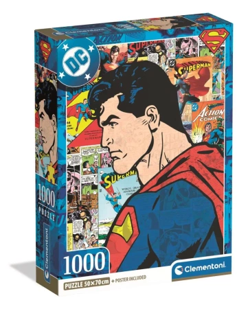 Puzzle 1000 Compact DC Superman - Clementoni