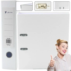 Segregator A4/75mm biały - Leantoys