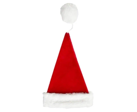Czapka Mikołaja pluszowa 31x41cm - Godan