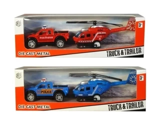 Pojazdy ratunkowe metalowe z napędem MIX - SWEDE