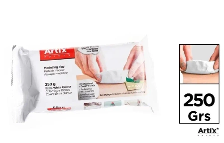 Glina naturalna utwardzalna 250g biała - Artix