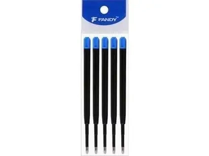 Wkład F-Parker 0,8mm plast niebieski 5szt - Fandy