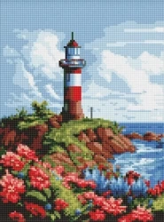 Diamentowa mozaika - Malownicza kraina 30x40cm - Ideyka