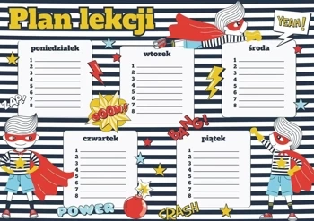 Plan lekcji A5 - Superbohater - Henry
