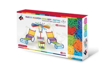 Klocki małych geniuszy - Patyki 360 elementów - Askato