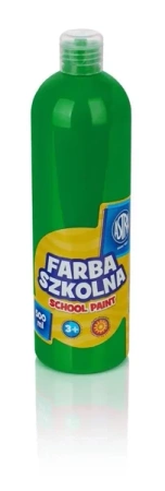 Farba szkolna zielona jasna 500ml ASTRA - ASTRA papiernicze