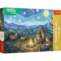 Puzzle 100 Przy ognisku - Trefl