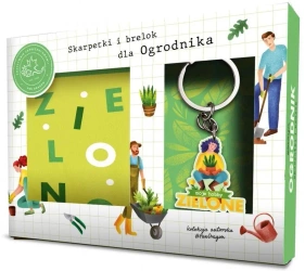 Zestaw skarpetki + brelok Moje hobby jest Zielone - Pan Dragon