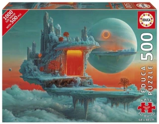 Puzzle 500 Planeta ognia i lodu - Educa