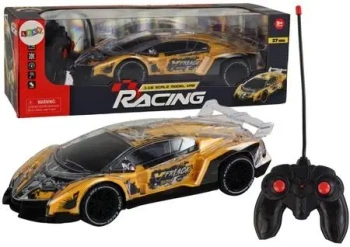 Auto sportowe żółte R/C 1:16 - Leantoys