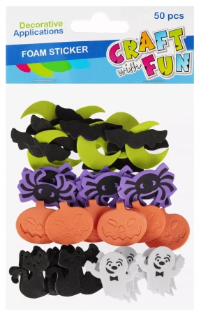 Ozdoba Dekoracyjna Eva Samoprzylepna Duszki 50 szt. Craft with Fun 572681