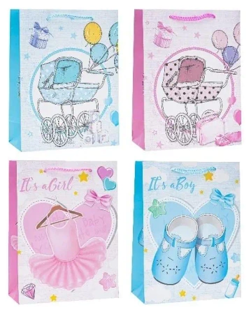 Torebka dziecięce Pop-Up 3D 26x32x10cm mix ROZETTE