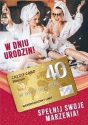 Karnet Urodziny 40 - Armin Style