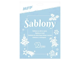 Szablony do śniegu w sprayu 10 motywów - MFP