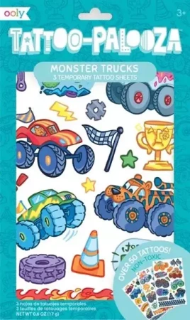 Tatuaże zmywalne Tattoo Palooza - Monster Truck - ooly