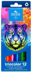 Kredki Triocolor Tygrys 12 kolorów - Koh-I-Noor