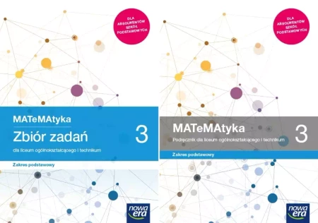 MATEMATYKA 3 LO PODRĘCZNIK + ZBIÓR PODSTAWOWY ERA - Jerzy Janowicz
