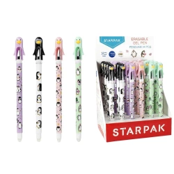 Długopis wymazywalny Pingwin (24szt) - STARPAK