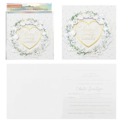 Zaproszenie Chrzest 5szt - Kukartka