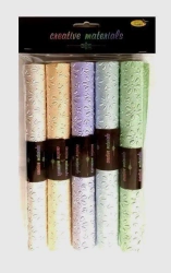 Karton 200g czerpany tłoczony 25x35cm 5ark - Galeria Hobby