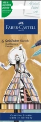 Pisak dwustronny Goldfaber fashion 6 kolorów - Faber Castell