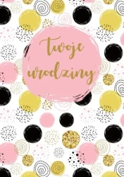 Kartka okolicznościowa Urodziny TS103 - Trend