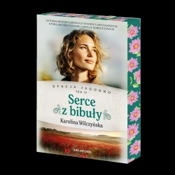 Stacja Jagodno. Serce z bibuły (barwione brzegi) - Karolina Wilczyńska