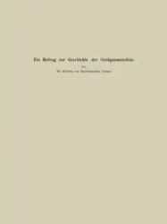 Ein Beitrag Zur Geschichte Der Grossgasmaschine - Conrad Matschoss