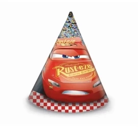 Czapeczki papierowe Cars 3 6szt - Godan