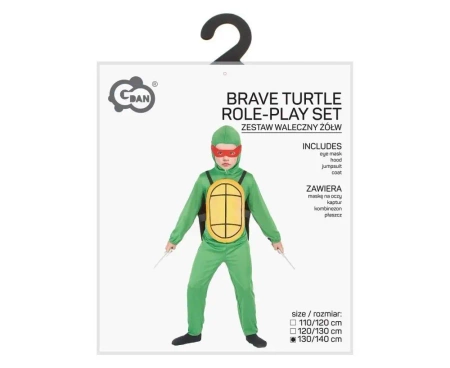 Strój dla dzieci Waleczny Żółw 130/140cm - Godan