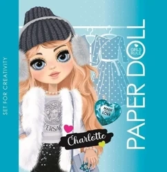 Kolorowanka 140x140 Lalka do wycinania Charlotte - Fresh