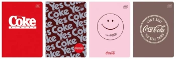 Zeszyt A5/60K kratka M Hybrid Coca Cola (10szt) - INTERDRUK