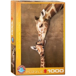 Puzzle 1000 Giraffe Mother's Kiss 6000-0301 - Eurographics