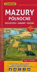Mapa turystyczna - Mazury północne 1:50 000 - praca zbiorowa