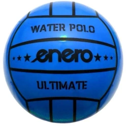 Piłka gumowa water polo siatkowa niebieska - Enero